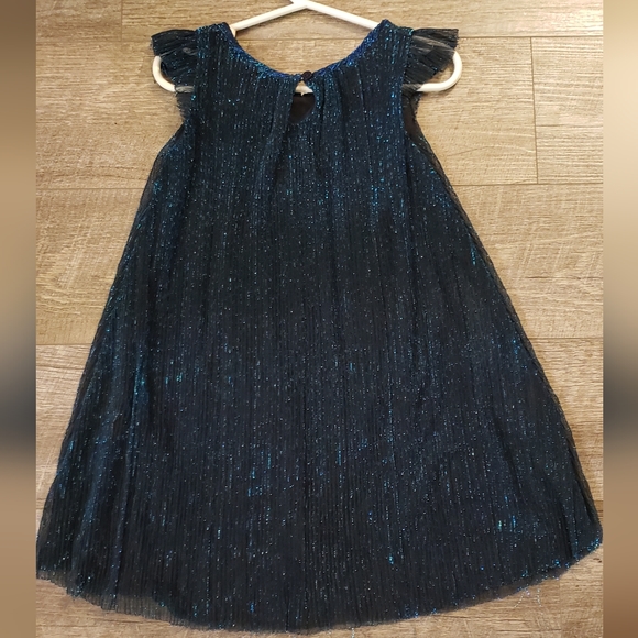Sz 3 Dark Blue Shimmery Dress - Picture 2 of 4